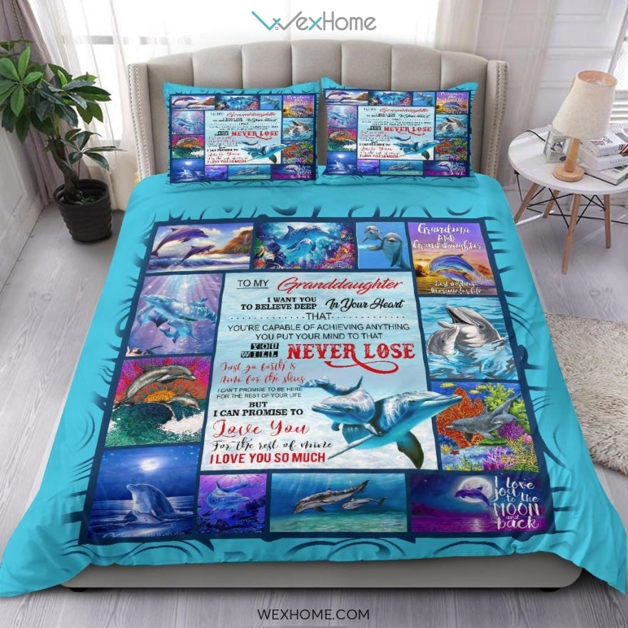 Quilt Dophin Copy Bedding - Duvet Cover And Pillowcase Set - Unique Design Amazing Gift