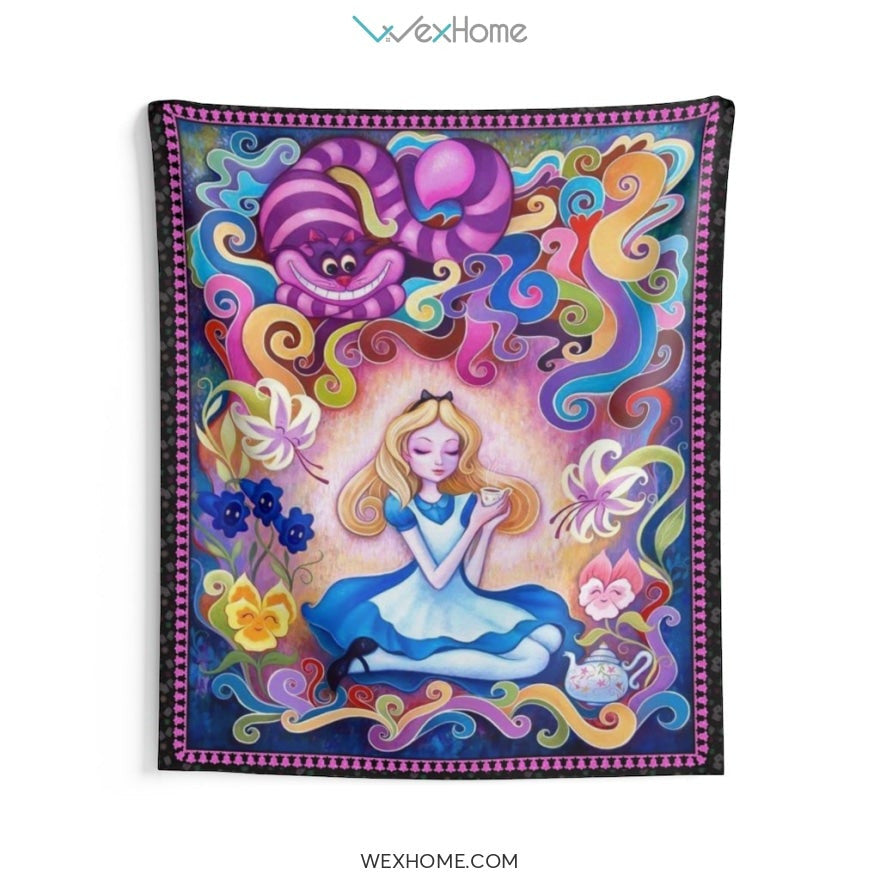 Alice In Wonderland so Beauty Art Indoor Wall Tapestries Unique Gift W1020