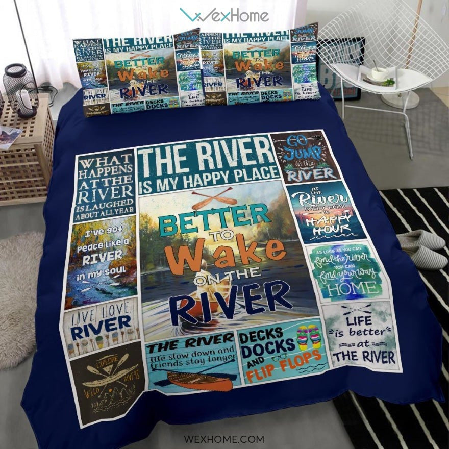The River Bedding - Duvet Cover And Pillowcase Set - Unique Design Amazing Gift