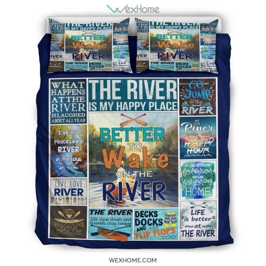 The River Bedding - Duvet Cover And Pillowcase Set - Unique Design Amazing Gift