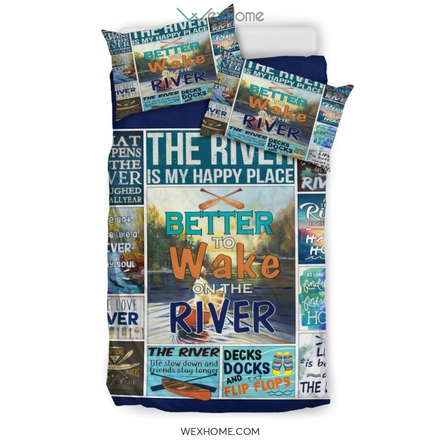 The River Bedding - Duvet Cover And Pillowcase Set - Unique Design Amazing Gift