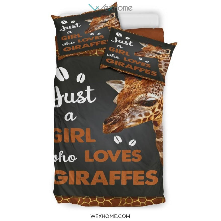 Just A Girl Who Love Cow Bedding - Duvet Cover And Pillowcase Set - Unique Design Amazing Gift