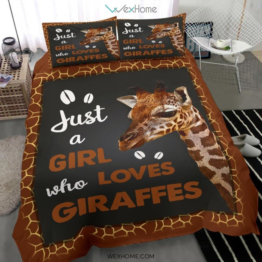 Just A Girl Who Love Cow Bedding - Duvet Cover And Pillowcase Set - Unique Design Amazing Gift
