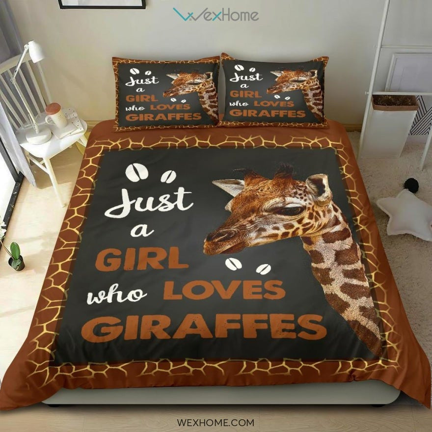 Just A Girl Who Love Cow Bedding - Duvet Cover And Pillowcase Set - Unique Design Amazing Gift