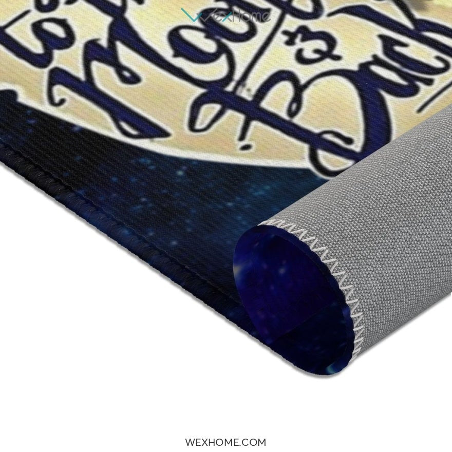 Stitch Cartoon Area Rugs | Stitch I Love You To The Moon And Back