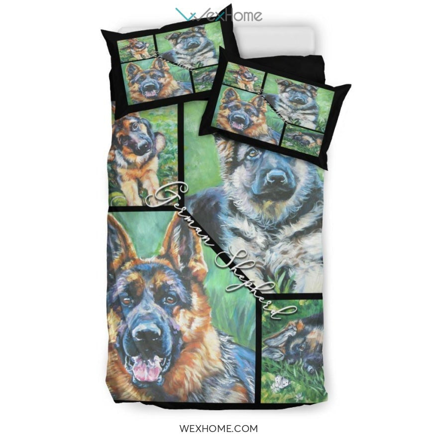 German Shepherb New Bedding - Duvet Cover And Pillowcase Set - Unique Design Amazing Gift