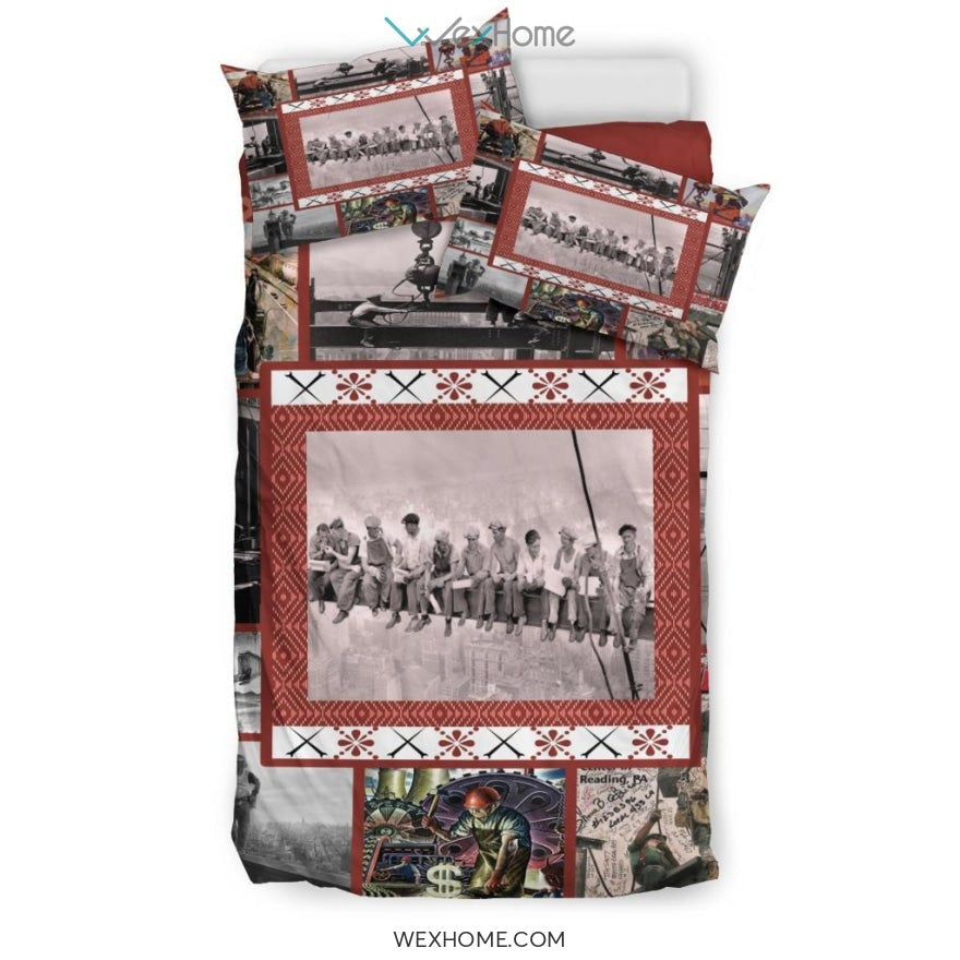 Quilt Worker Bedding - Duvet Cover And Pillowcase Set - Unique Design Amazing Gift