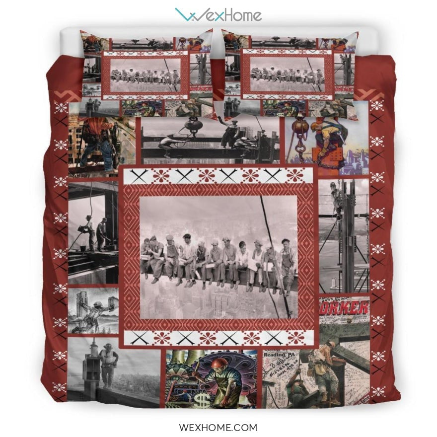 Quilt Worker Bedding - Duvet Cover And Pillowcase Set - Unique Design Amazing Gift