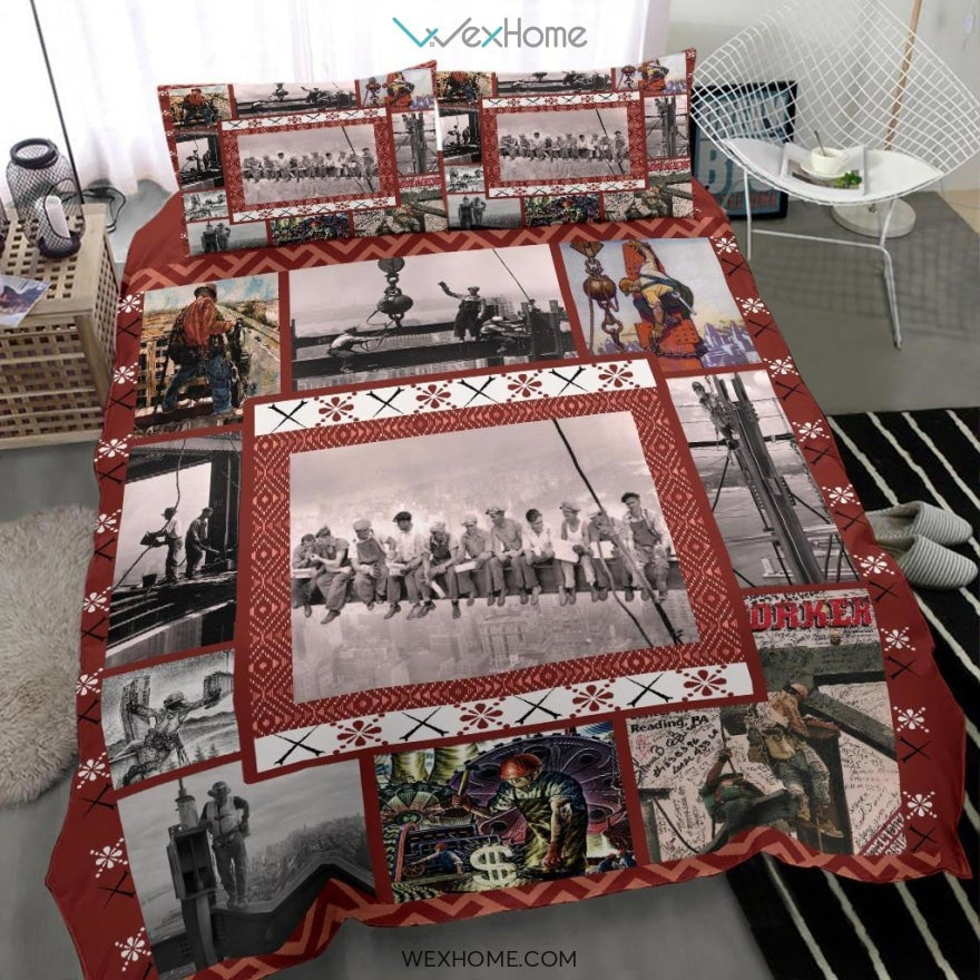Quilt Worker Bedding - Duvet Cover And Pillowcase Set - Unique Design Amazing Gift