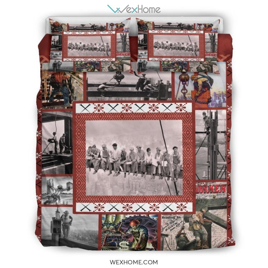 Quilt Worker Bedding - Duvet Cover And Pillowcase Set - Unique Design Amazing Gift