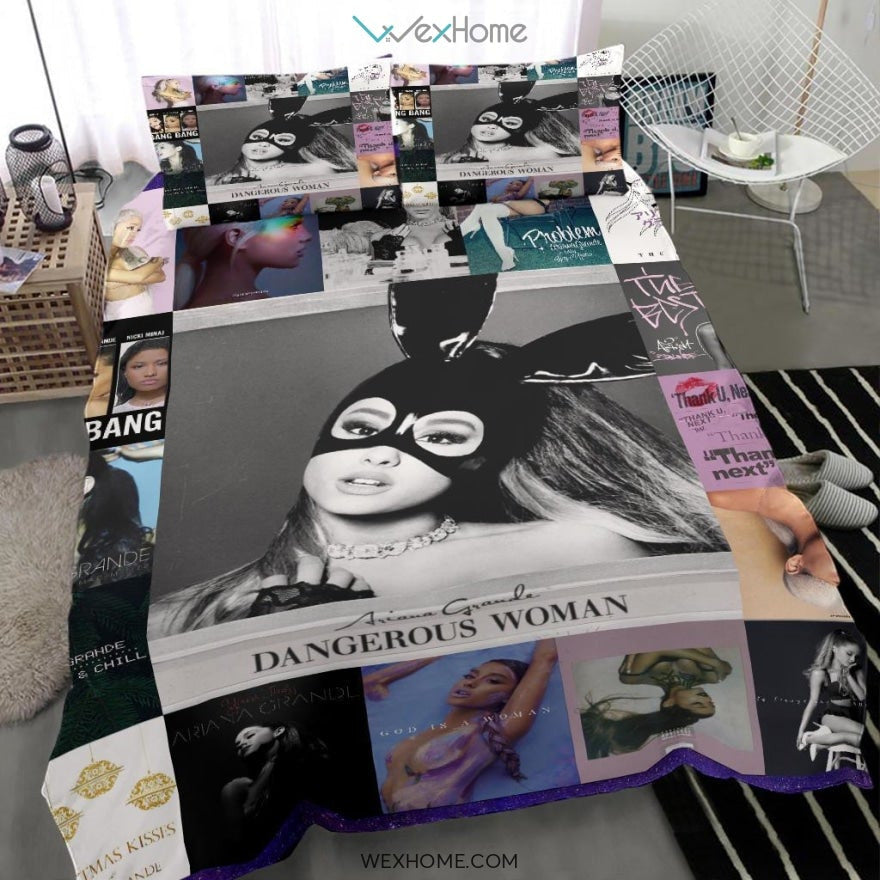 Quilt Ariana Grande Bedding - Duvet Cover And Pillowcase Set - Unique Design Amazing Gift