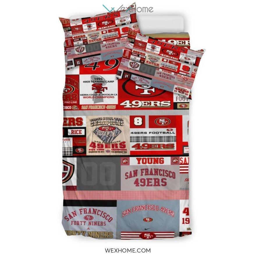 San Francisco Quilt Vcl Bedding - Duvet Cover And Pillowcase Set - Unique Design Amazing Gift