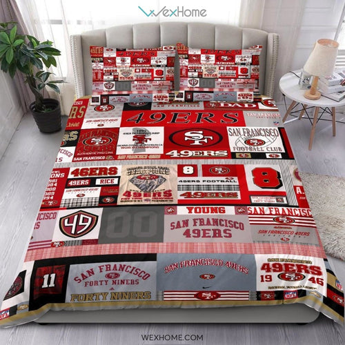 San Francisco Quilt Vcl Bedding - Duvet Cover And Pillowcase Set - Unique Design Amazing Gift