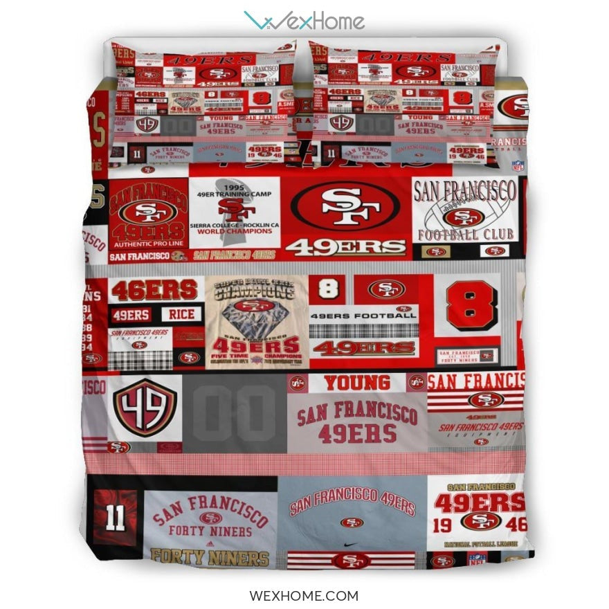 San Francisco Quilt Vcl Bedding - Duvet Cover And Pillowcase Set - Unique Design Amazing Gift