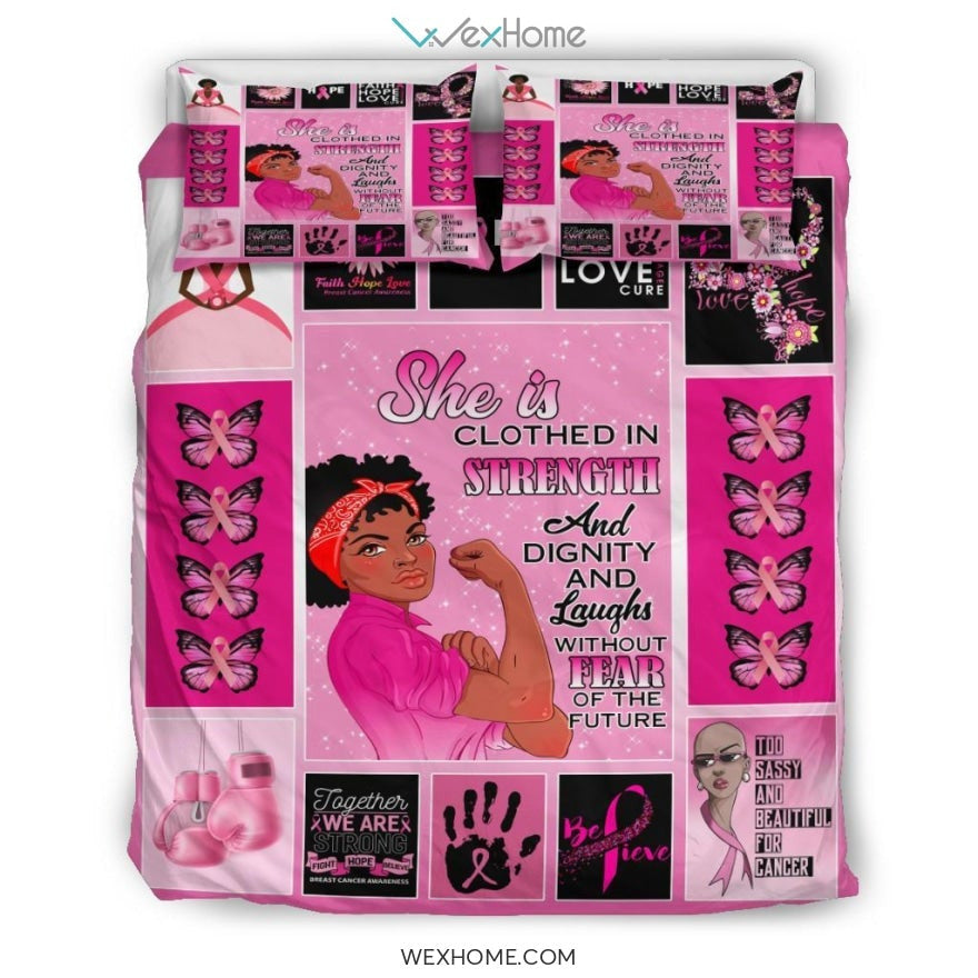 Quilt Cancer Bedding - Duvet Cover And Pillowcase Set - Unique Design Amazing Gift