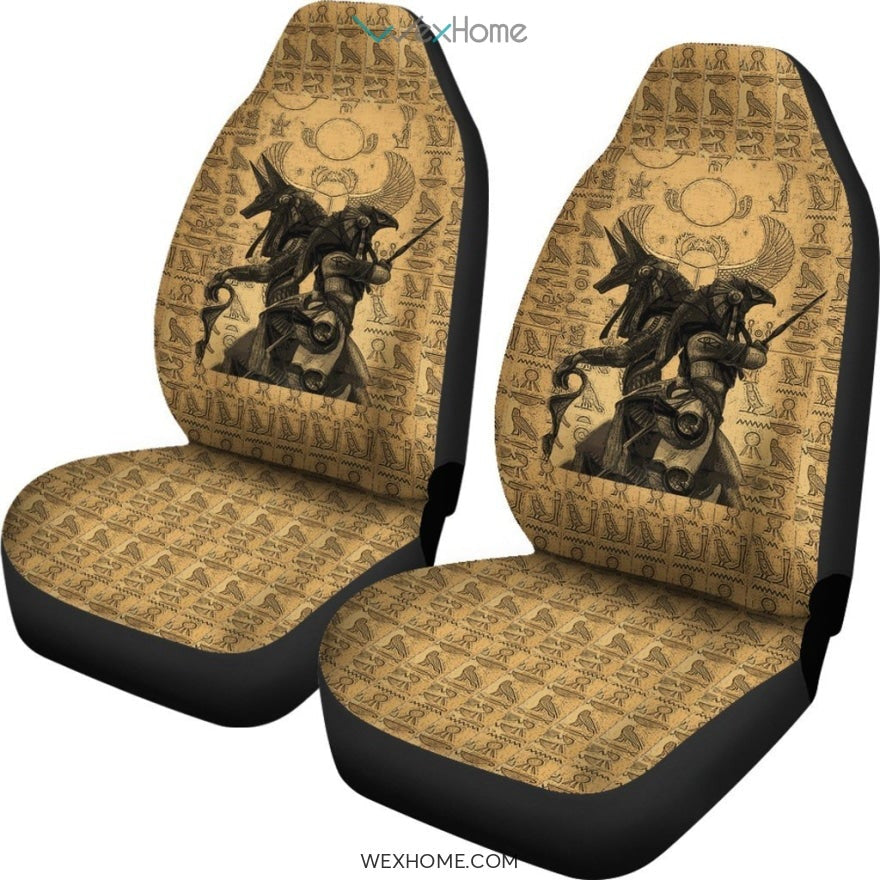 2pcs Car Seat Cover - Anubis And Osiris