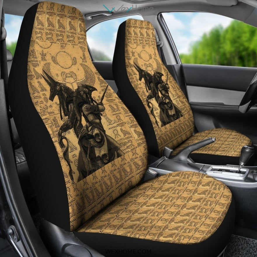 2pcs Car Seat Cover - Anubis And Osiris