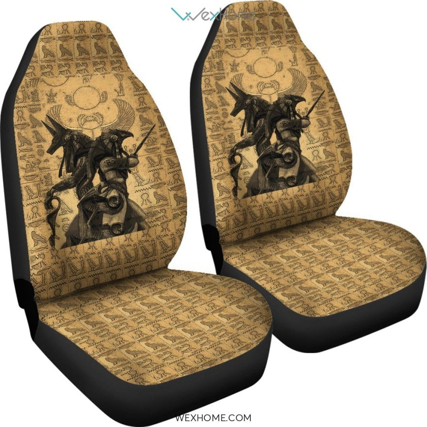 2pcs Car Seat Cover - Anubis And Osiris