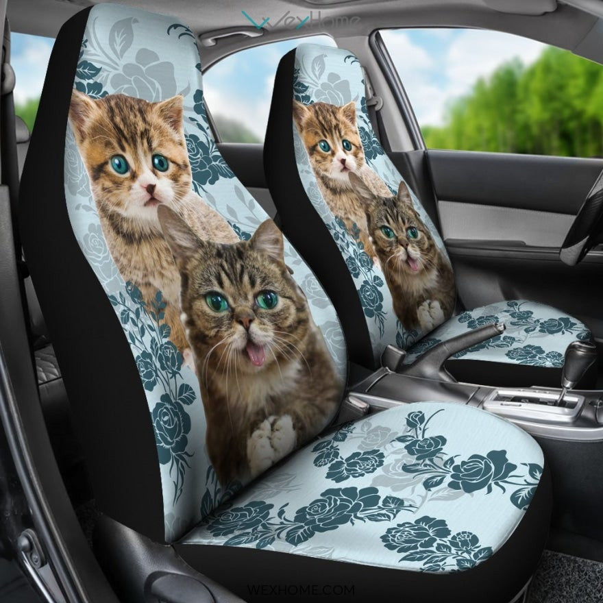 2pcs Cat Car Seat Cover