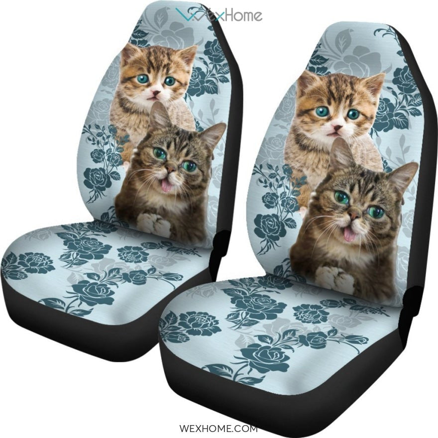 2pcs Cat Car Seat Cover