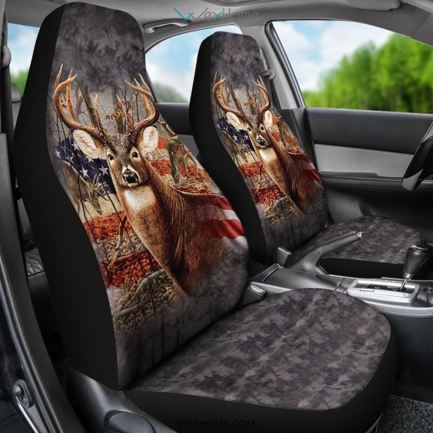 Car Seat Cover - Deer Hunter