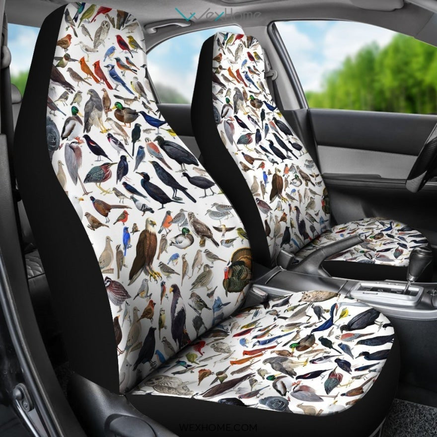 2pcs Bird Car Seat Cover