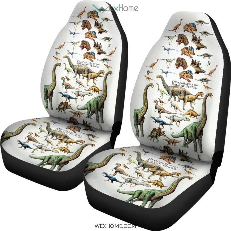 2pcs Dinosaurs Car Seat Cover