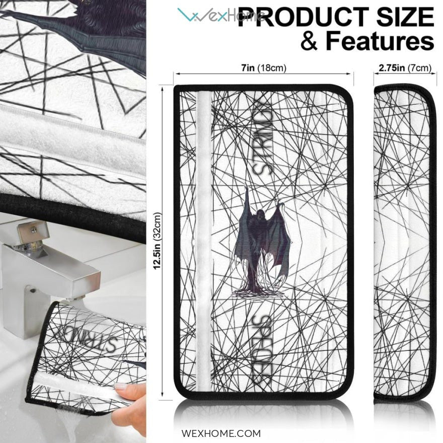 Horror Movie Seat Belt Covers | Stringy Species Monster Of The Witcher Belt Covers