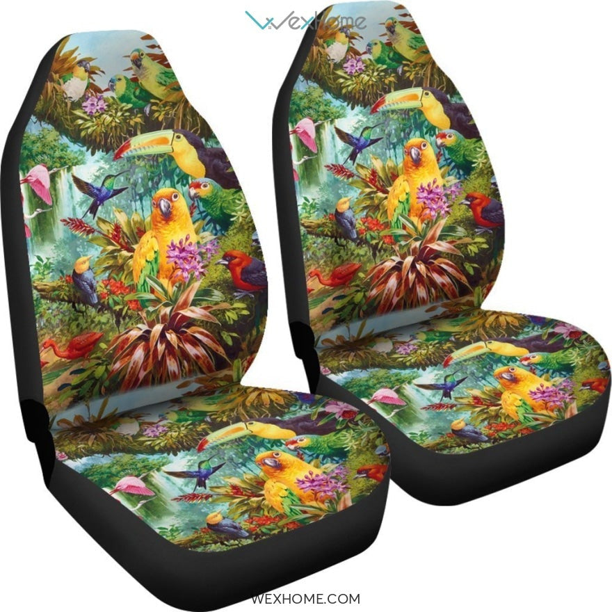 2pcs Birds Car Seat Cover