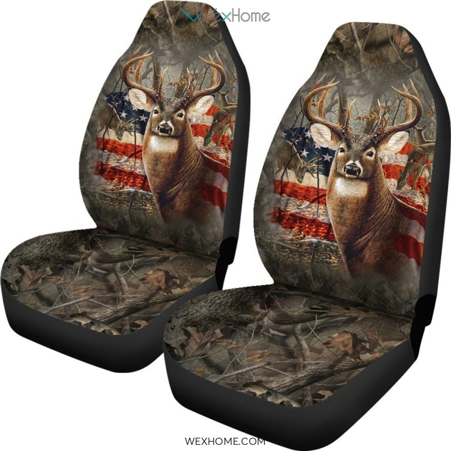 2pcs Elk Car Seat Cover