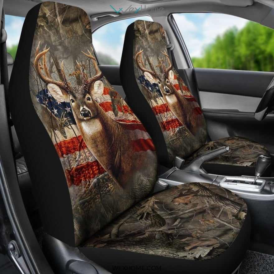 2pcs Elk Car Seat Cover