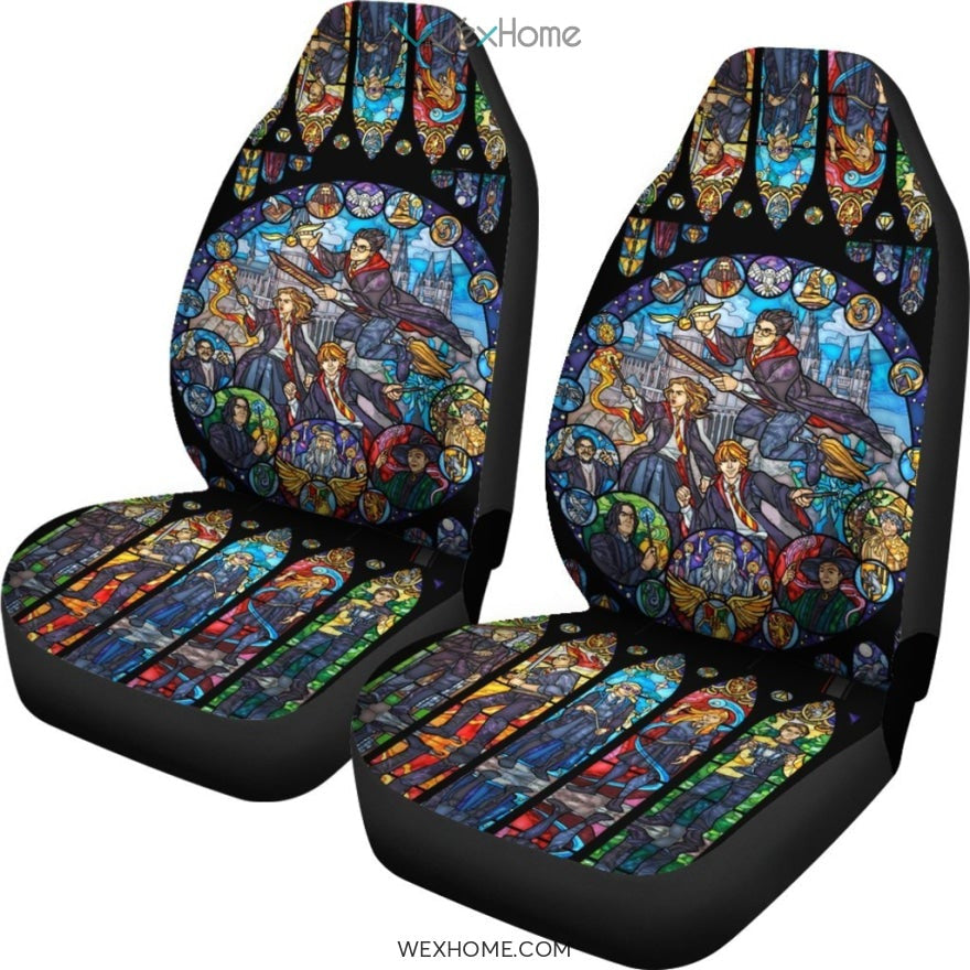 2pcs Characters Car Seat Cover