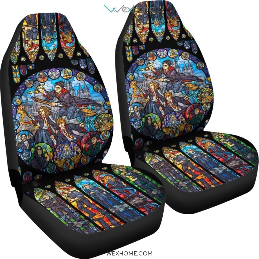 2pcs Characters Car Seat Cover