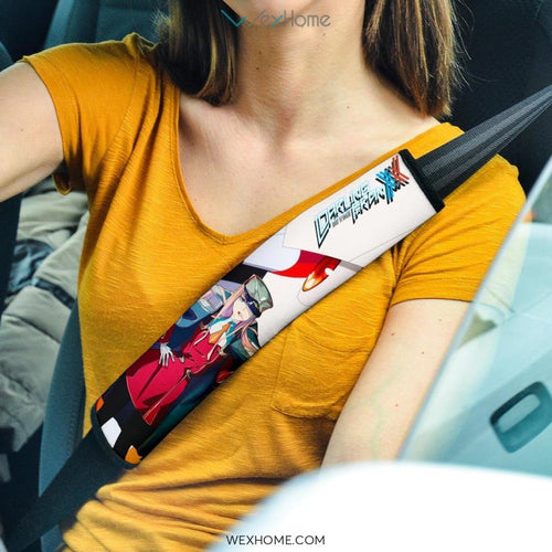 Darling In The Franxx Anime Seat Belt Covers | Strelizia Darling Robots Captain Zero Two Belt Covers