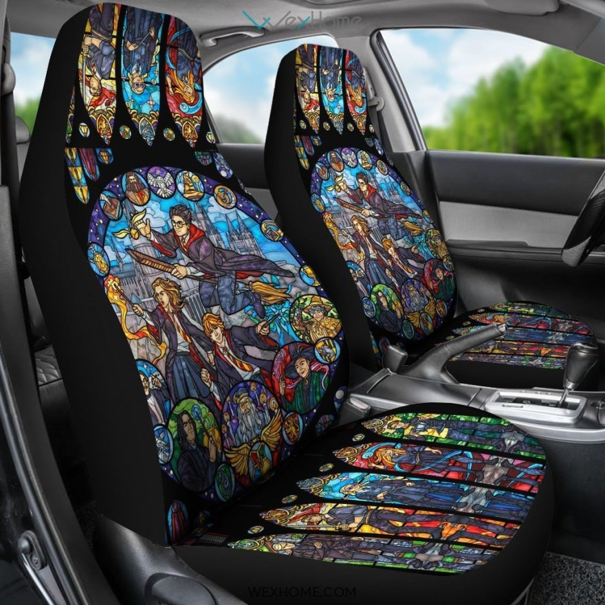 2pcs Characters Car Seat Cover