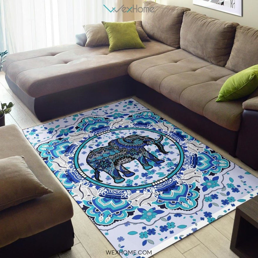 Mandala Elephant - Rug