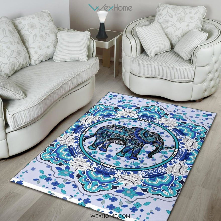 Mandala Elephant - Rug