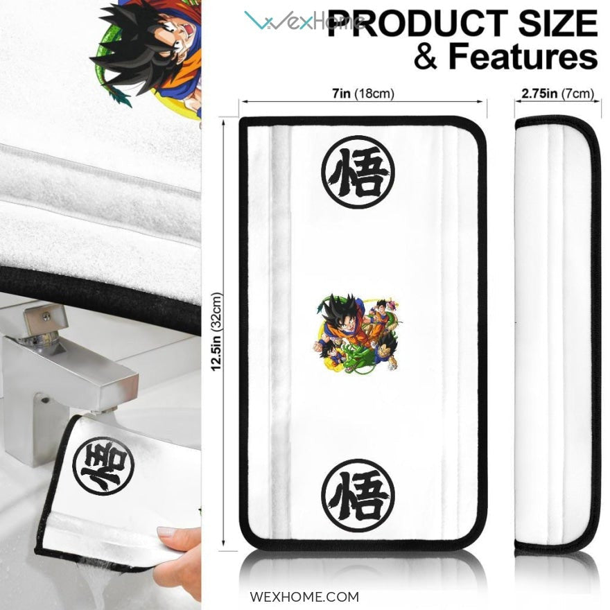 Dragon Ball Anime Seat Belt Covers | DBZ Characters Fighting Belt Covers