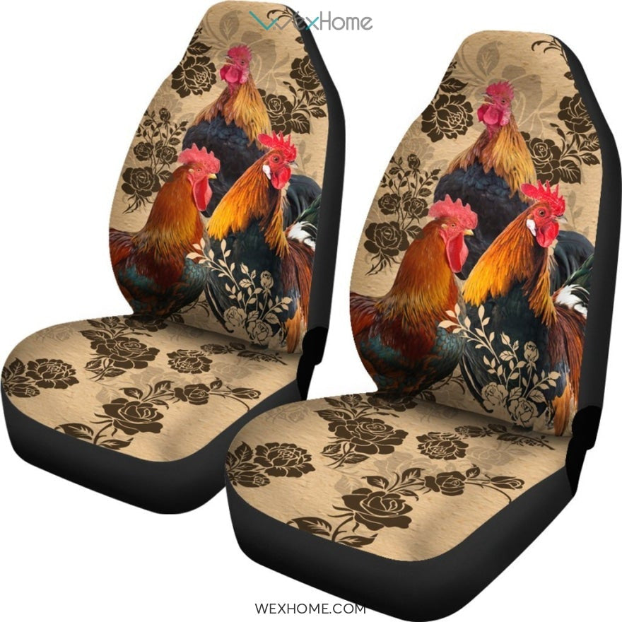 2pcs Chicken Car Seat Cover