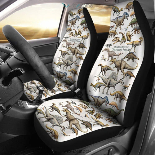 2pcs Car Seat Cover - Dinosaurs