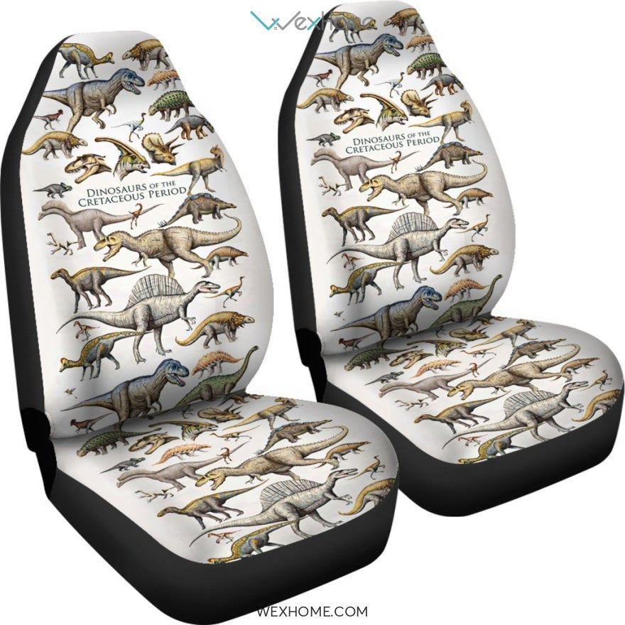 2pcs Car Seat Cover - Dinosaurs