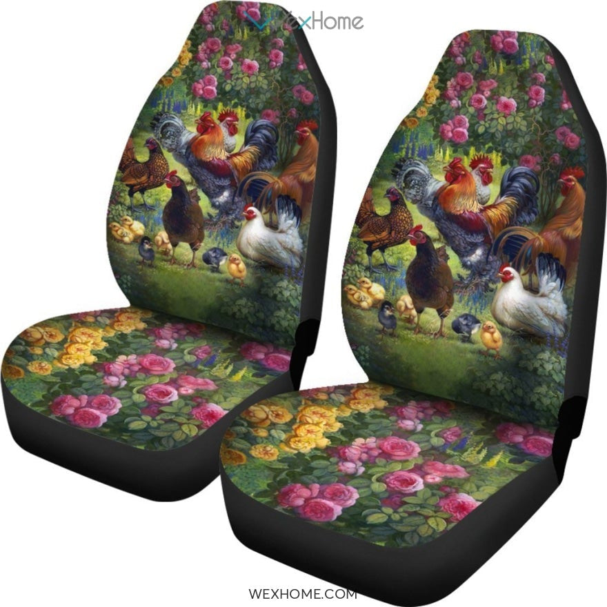 2pcs Chicken Car Seat Cover