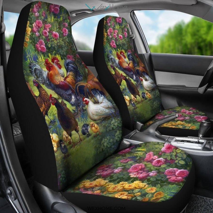 2pcs Chicken Car Seat Cover