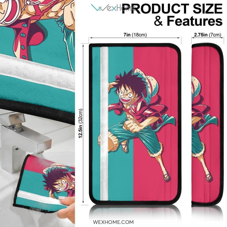 Luffy One Piece Seat Belt Covers Anime