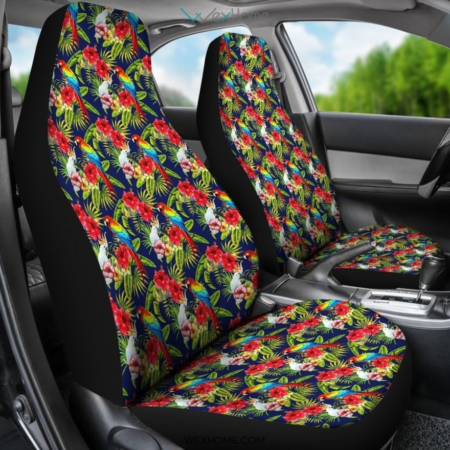 2pcs Parrots Car Seat Cover