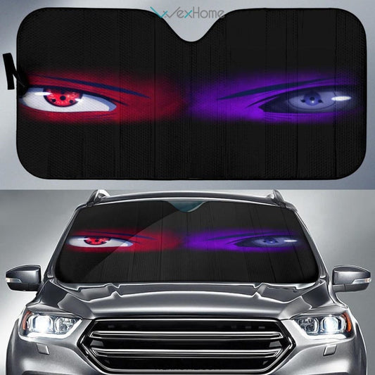 Sharingan Eyes Red And Purple Auto Sun Shades