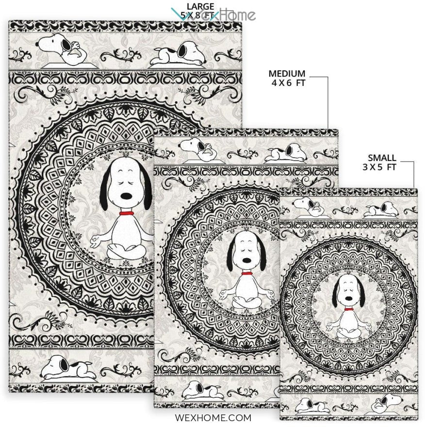 Yoga Snoopy - Rug