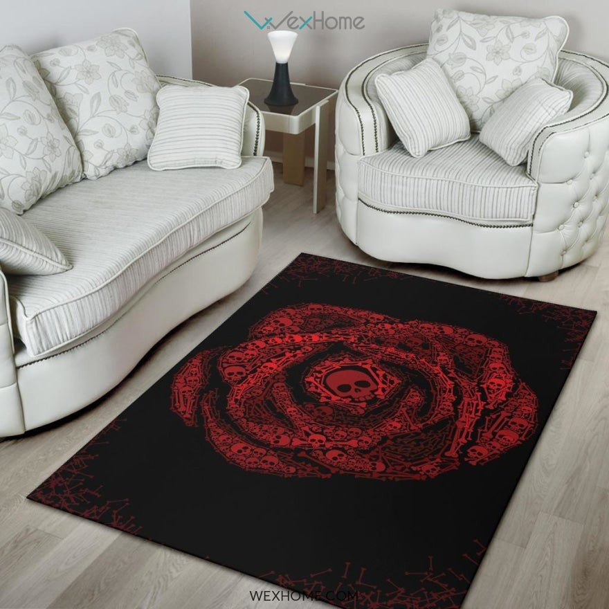 Skull Rose - Rug
