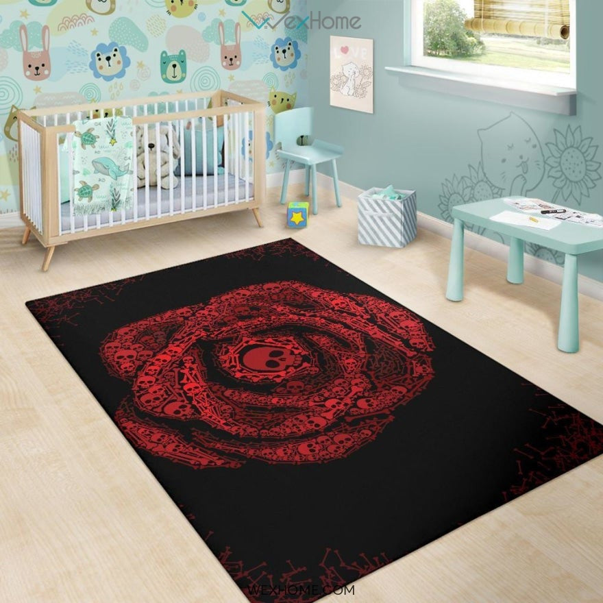 Skull Rose - Rug