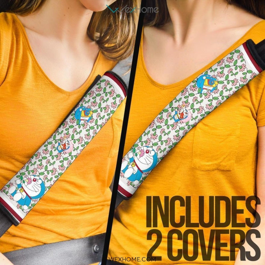 Doraemon Seat Belt Covers Doraemon Anime